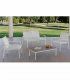 Salón blanco de jardín Cary