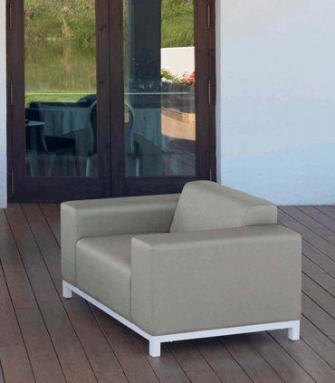 Sillón de jardín de diseño Nápoles