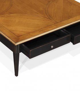 Mesa de centro vintage Lester, cajones