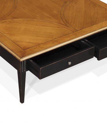 Mesa de centro vintage Lester, cajones