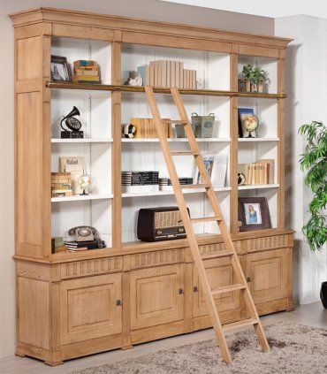 Librería estantería con escalera Taiga
