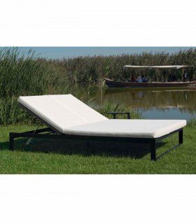 Tumbona doble para piscina y jardín Marbella