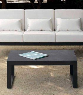 Mesa de centro aluminio Marbella
