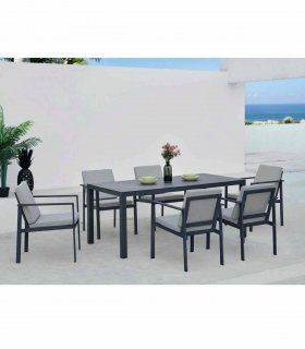 Mesa de jardín rectangular Marbella