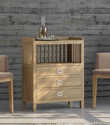Mueble bar estilo colonial Ocaen