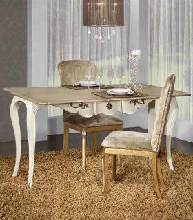 Mesa consola vintage Gabal, abierta