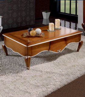 Mesa de centro clásica rectangular Baleira