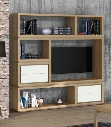 Mueble estantería TV moderna Sedane