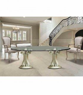 Mesa de comedor ovalada Balen