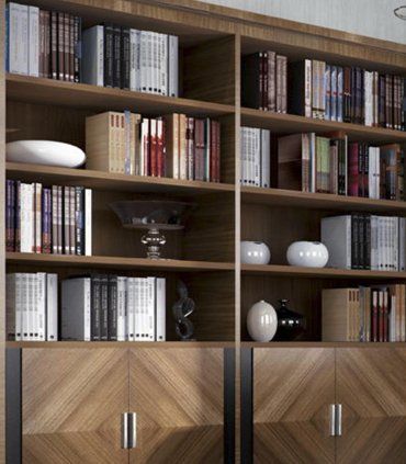 Librería para despachos moderna Versus, detalle