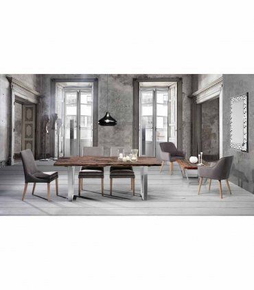 Mesa de comedor rústico contemporáneo Masen