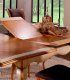 Mesa de comedor vintage Turgey, detalle