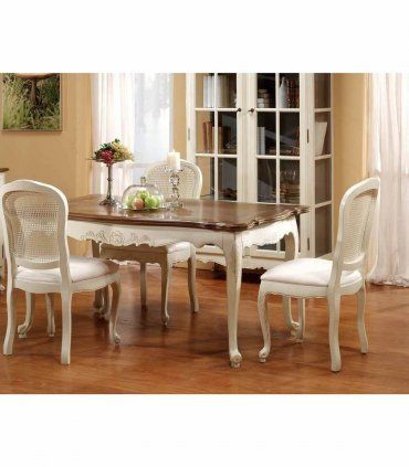 Silla blanca vintage Rosigües