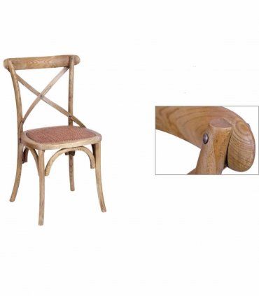 Silla rústica Rosigües, roble