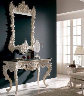 Espejo Blanco Pátina Francés Daniele de Muebles Picó, vista