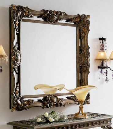 Consola Clásica Talla Madera Alexa de Muebles Picó, espejo