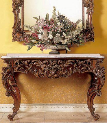Consola Luis XV Talla Madera Flavie de Muebles Picó