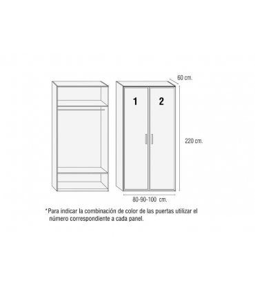 Armario infantil Basile en Ámbar Muebles