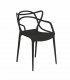 Sillón moderno Pinacle negro