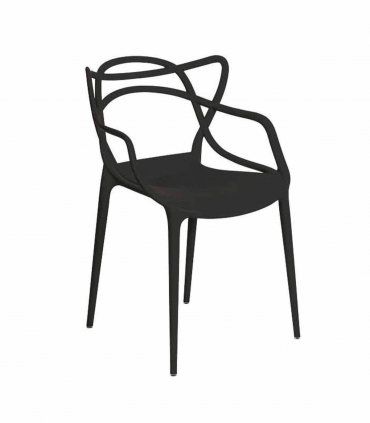 Sillón moderno Pinacle negro
