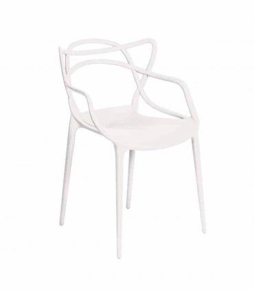 Sillón moderno Pinacle blanco