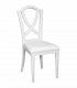 Silla clásica blanca aspa Bari