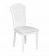 Silla clásica blanca rejilla Bari