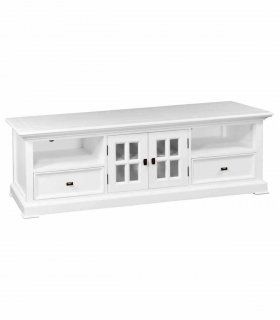 Mueble de Tv. clásico blanco Bari