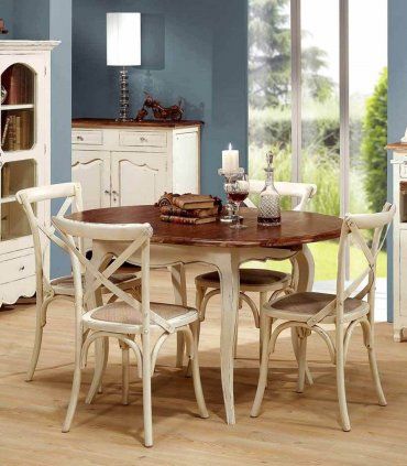 Silla rústica estilo Thonet Nieva, comedor