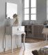 Consola moderna Esfinge Forever, lacado blanco
