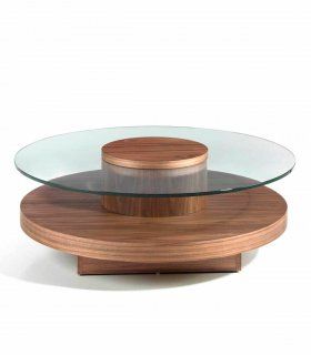 Mesa de salón moderna redonda Pauleta