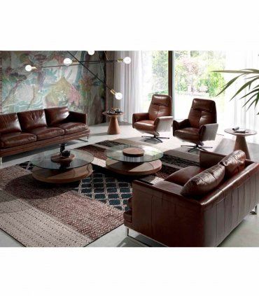 Mesa de salón moderna redonda Pauleta