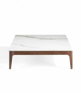 Mesa de salón contemporánea cuadrada Bellen