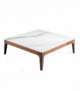 Mesa de salón contemporánea cuadrada Bellen