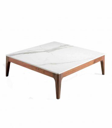 Mesa de salón contemporánea cuadrada Bellen