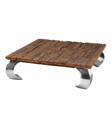Mesa de centro reciclada Opium, cuadrada