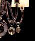Lámpara techo negro perla bronce Vitoria, detalle