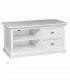 Mueble de Tv. clásico blanco 2 cajones Bari