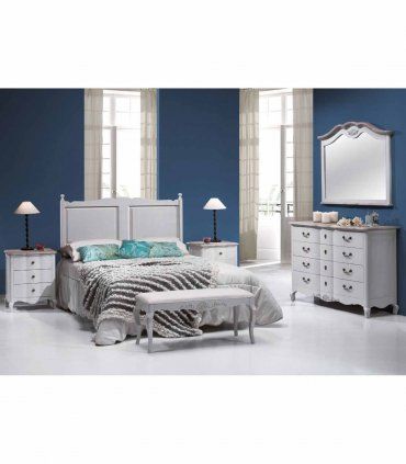 Cabezal recto vintage Wamba, dormitorio.