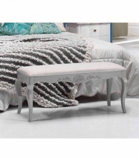Banqueta de dormitorio vintage Wamba
