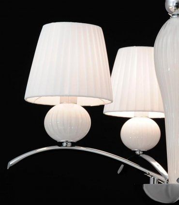 Lámpara moderna 4 luces Castel, detalle
