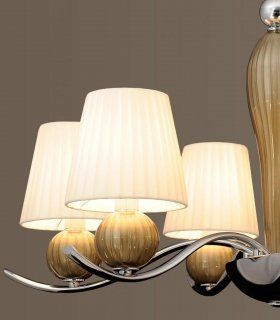 Lámpara moderna 6 luces Castel, detalle
