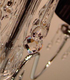Lámpara clásica 8 luces Rodén raíz, detalle