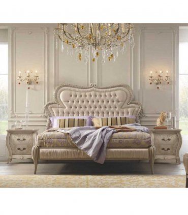 Mesita de noche decorada Bisanzio, dormitorio