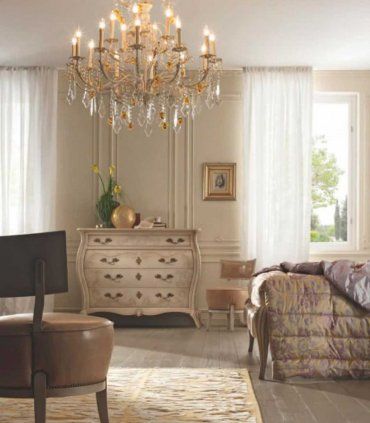 Cómoda clásica decorada Bisanzio, dormitorio