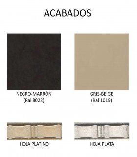 Mueble TV Art Déco Ópera, acabados