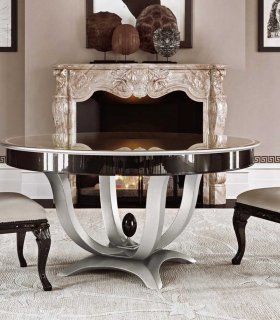 Mesa comedor redonda Art Déco Ópera