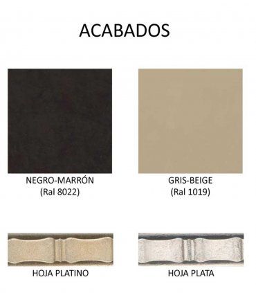 Tocador Art Déco Ópera curva, acabados