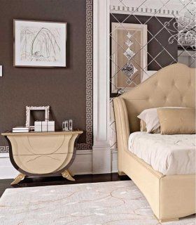 Dormitorio Art Déco de lujo Ópera, mesita