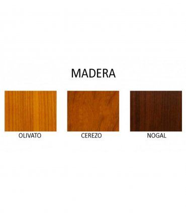 Cómoda clásica plata Celine, acabados madera